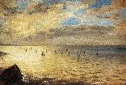 Eugene Delacroix The Sea from the Heights of Dieppe painting